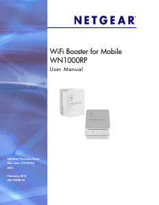 Handleiding Netgear WN1000RP Range extender