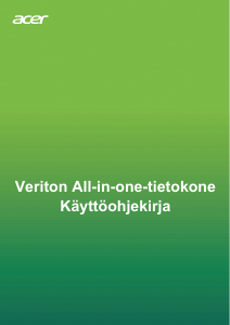 Käyttöohje Acer Veriton Z6870G Pöytätietokone