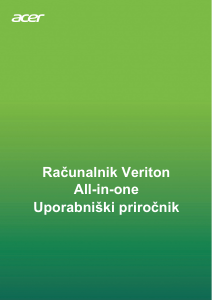 Priročnik Acer Veriton Z6870G Namizni računalnik