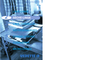 Mode d’emploi Vedette VST136 Sèche-linge