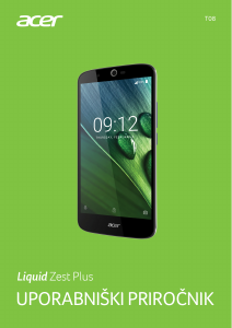 Priročnik Acer Liquid Zest Plus Mobilni telefon