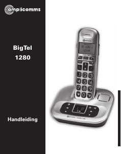 Handleiding Amplicomms BigTel 1280 Draadloze telefoon