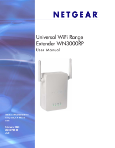 Handleiding Netgear WN3000RP Range extender