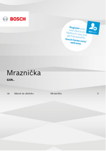 Návod Bosch GSN36VL3P Mraznička