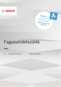 Használati útmutató Bosch GSN58AWDV Fagyasztó