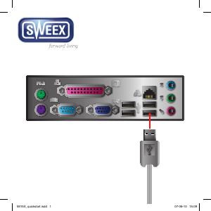 Käyttöohje Sweex MI158 Notebook Passion Fruit Purple USB Hiiri