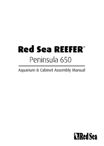 Brugsanvisning Red Sea REEFER Peninsula 650 Akvarium