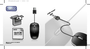 説明書 Sweex MI503 Red USB マウス