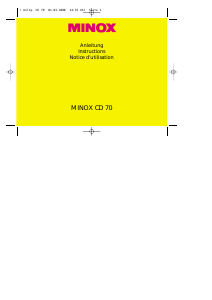 Mode d’emploi Minox CD 70 Camera