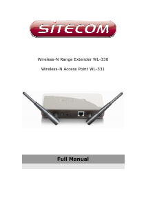 Handleiding Sitecom WL-330 Range extender