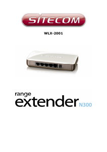 Handleiding Sitecom WLX-2001 Range extender