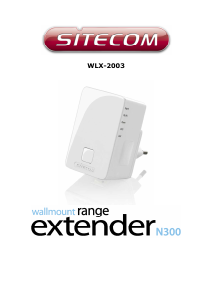 Handleiding Sitecom WLX-2003 Range extender