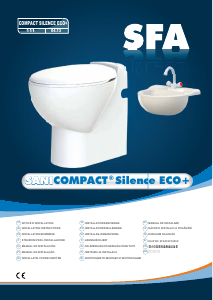 Manual Sanibroyeur SANICOMPACT 43 ECO+ Toaletă
