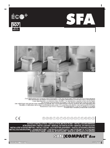 Instrukcja Sanibroyeur SANICOMPACT 48 ECO+ Toaleta