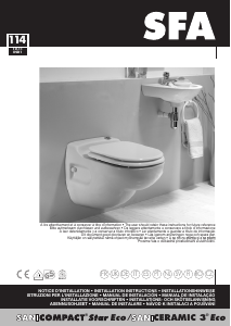 Manual Sanibroyeur SANICOMPACT Star Toalete