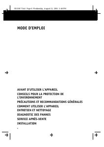 Mode d’emploi Whirlpool AKR 446 IX Hotte aspirante