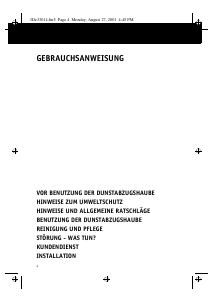 Bedienungsanleitung Whirlpool AKR 415 WH Dunstabzugshaube