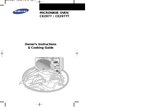 Bruksanvisning Samsung CE2977 Mikrovågsugn