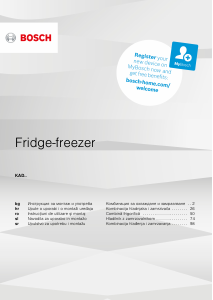 Manual Bosch KAD93VIFP Combina frigorifica