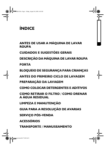 Manual Whirlpool AWO/D 4110 Máquina de lavar roupa