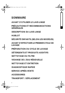 Mode d’emploi Whirlpool AWO/D 43430 Lave-linge
