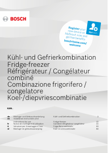 Mode d’emploi Bosch KAN92LB35 Réfrigérateur combiné