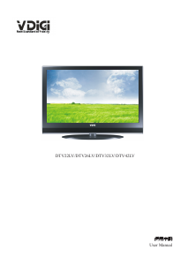 Handleiding VDigi DTV42LV LCD televisie