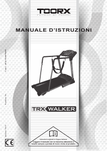 Manuale Toorx TRX Walker Tapis roulant
