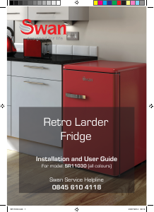 Manual Swan SR11030RN Refrigerator