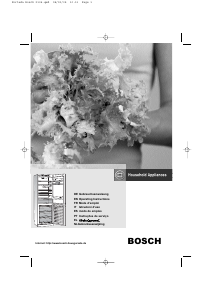 Bedienungsanleitung Bosch KGP36390 Kühl-gefrierkombination