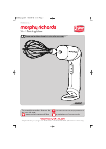 Bruksanvisning Morphy Richards 48405 Elvisp