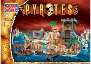 Manual Mega Bloks set 3681 Pyrates Battle for treasure island