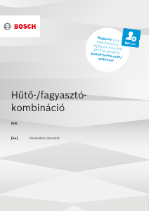 Használati útmutató Bosch KIN86AFF0 Hűtő és fagyasztó