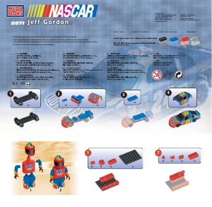 Manual de uso Mega Bloks set 9971 Nascar Jeff Gordon