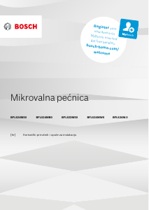 Priručnik Bosch BFL524MB0 Mikrovalna pećnica