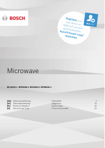 Handleiding Bosch BFL634GS1 Magnetron