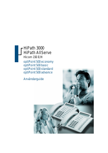 Bruksanvisning HiPath optiPoint 500 economy Telefon