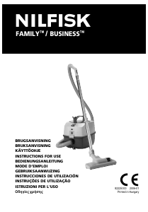 Manual Nilfisk Business Vacuum Cleaner