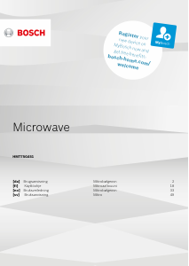 Brugsanvisning Bosch HMT75G421 Mikroovn