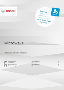 Brugsanvisning Bosch HMT84G421 Mikroovn