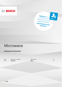 Bedienungsanleitung Bosch HMT84G654M Mikrowelle