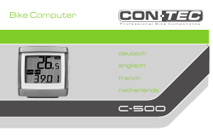 Handleiding Contec C-500 Fietscomputer