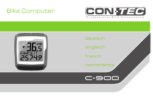 Manual Contec C-900 Cycling Computer