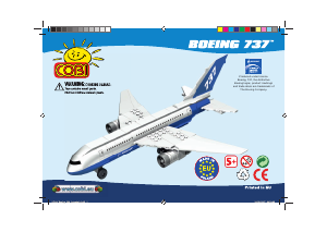 Kullanım kılavuzu Cobi set 26200 Boeing 737