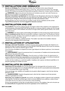 Mode d’emploi Whirlpool AKR 400 IX Hotte aspirante