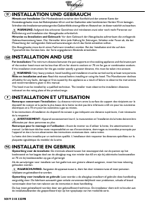 Manuale Whirlpool AKR 437 WH Cappa da cucina