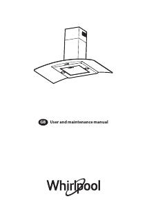 Manual Whirlpool WHG 66 AM X Cooker Hood