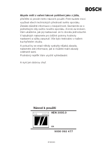 Manual Bosch HEN300550 Range