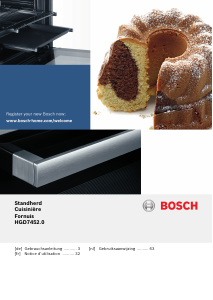 Mode d’emploi Bosch HGD745220L Cuisinière