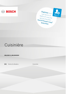 Mode d’emploi Bosch HKL050050 Cuisinière